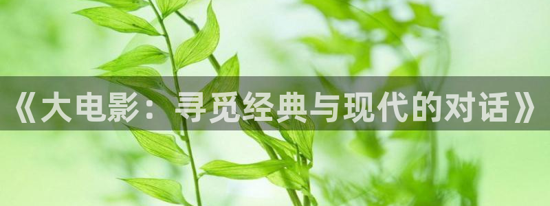 神马达达兔电视剧影视首页：《大电影：寻觅经典与现代的对话》