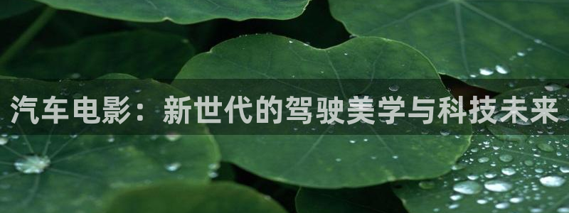 达达兔电影在线完整：汽车电影：新世代的驾驶美学与科技未来